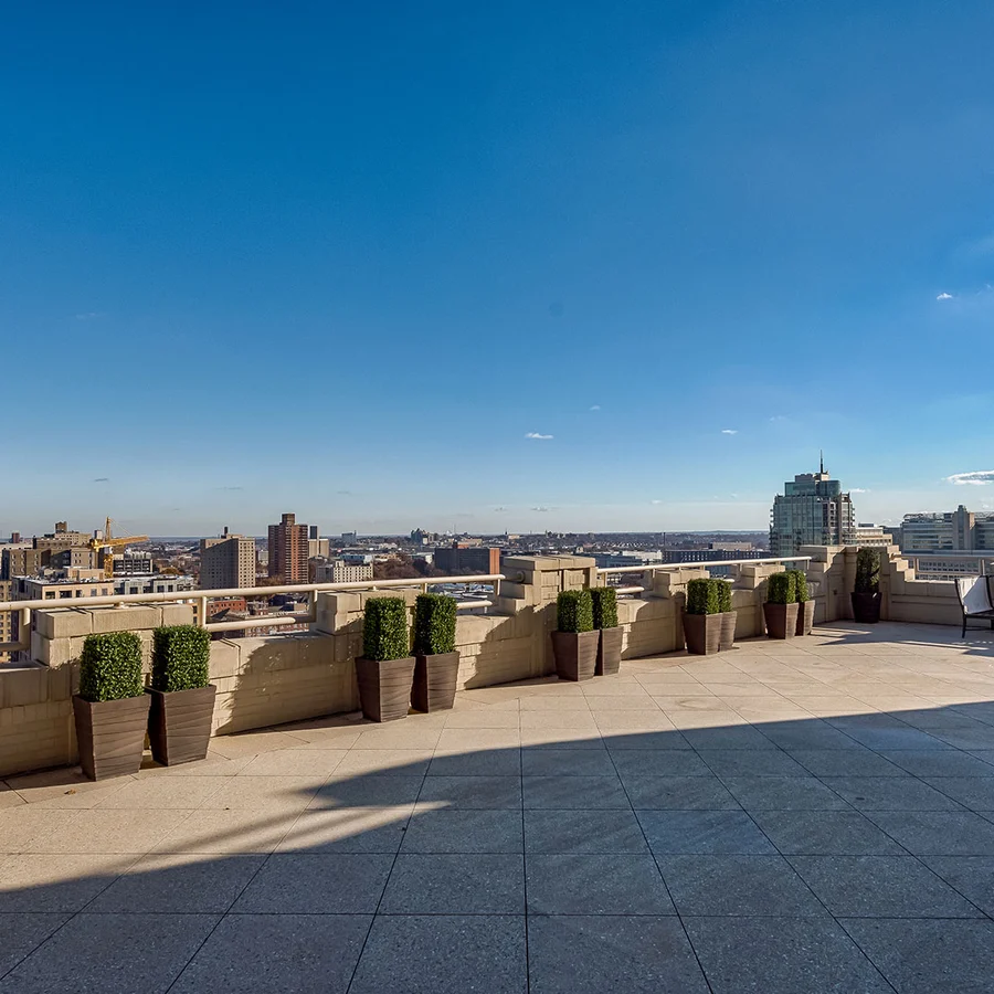 view overlooking the central west end district of st. louis