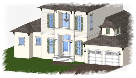 pool overlooking the ocean in lite up the night