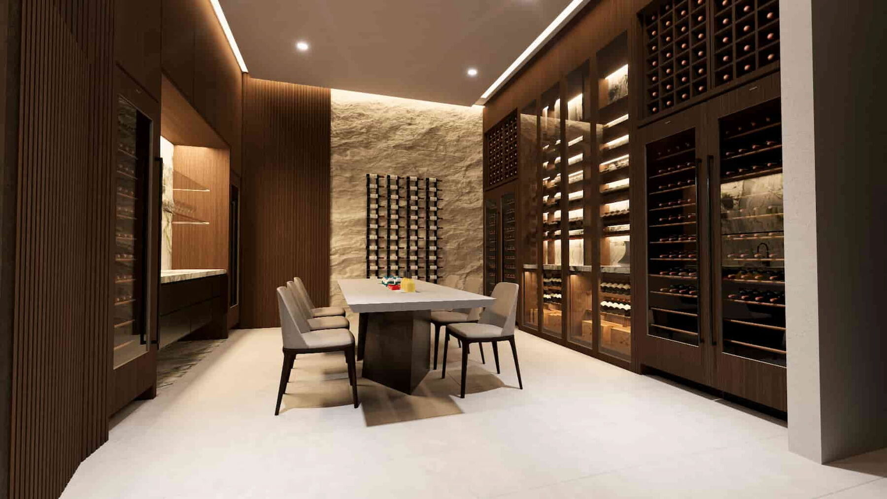 pool overlooking ocean sunset in lite up the night