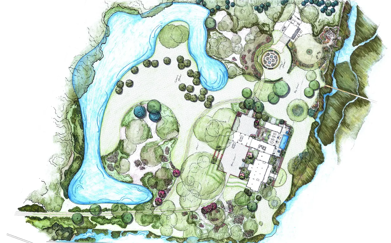 drawing from Rothrock Constructions for johns island plantation