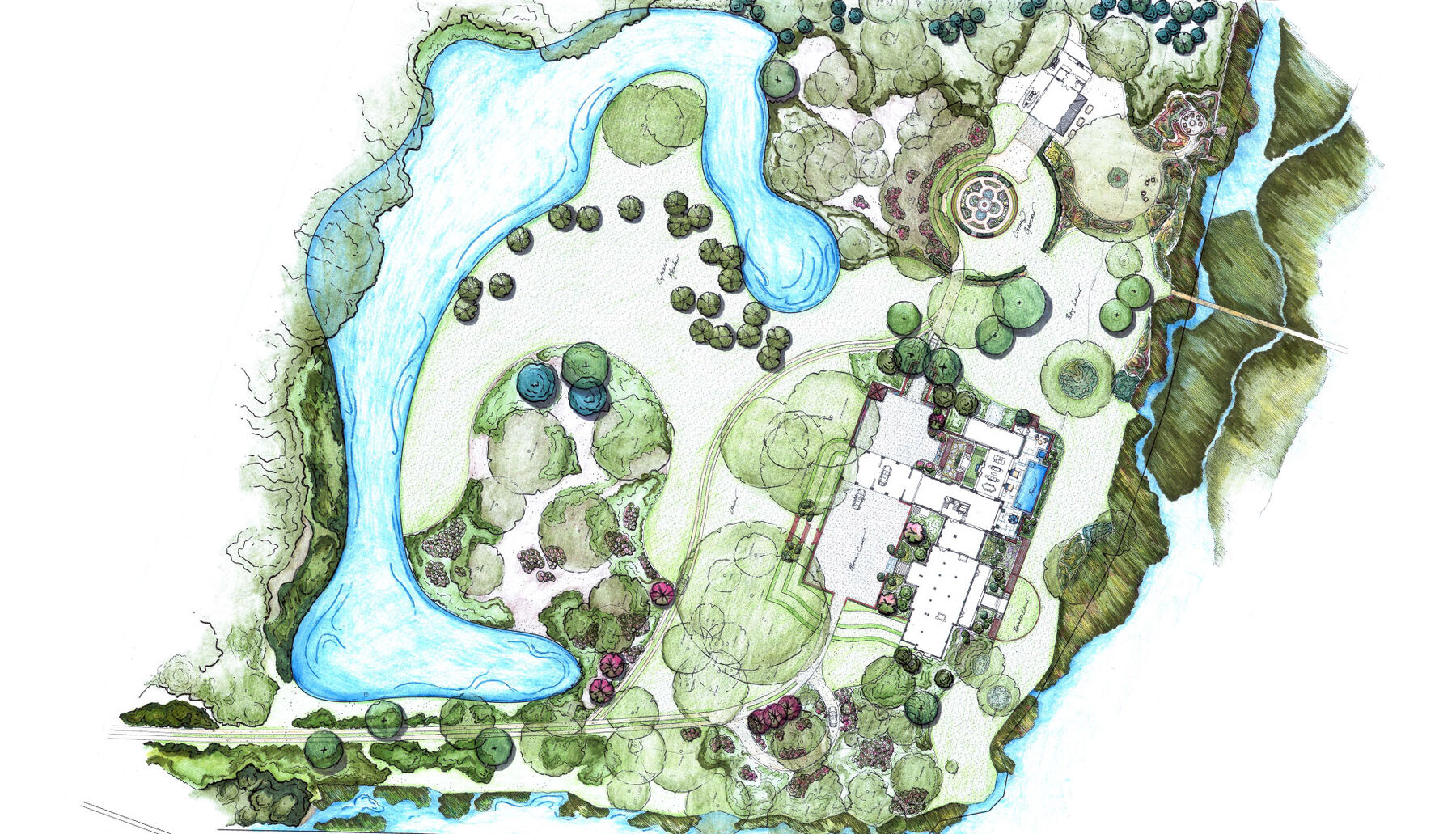 drawing from Rothrock Constructions for johns island plantation