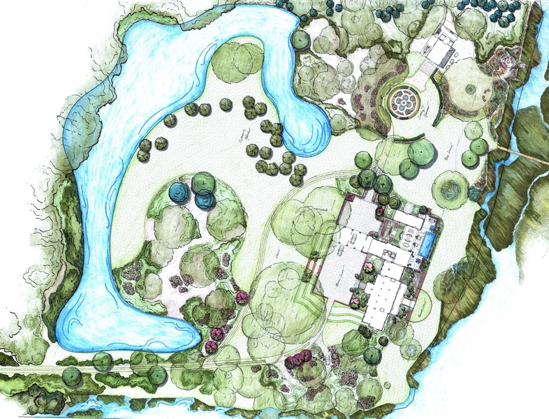 drawing from Rothrock Constructions for johns island plantation