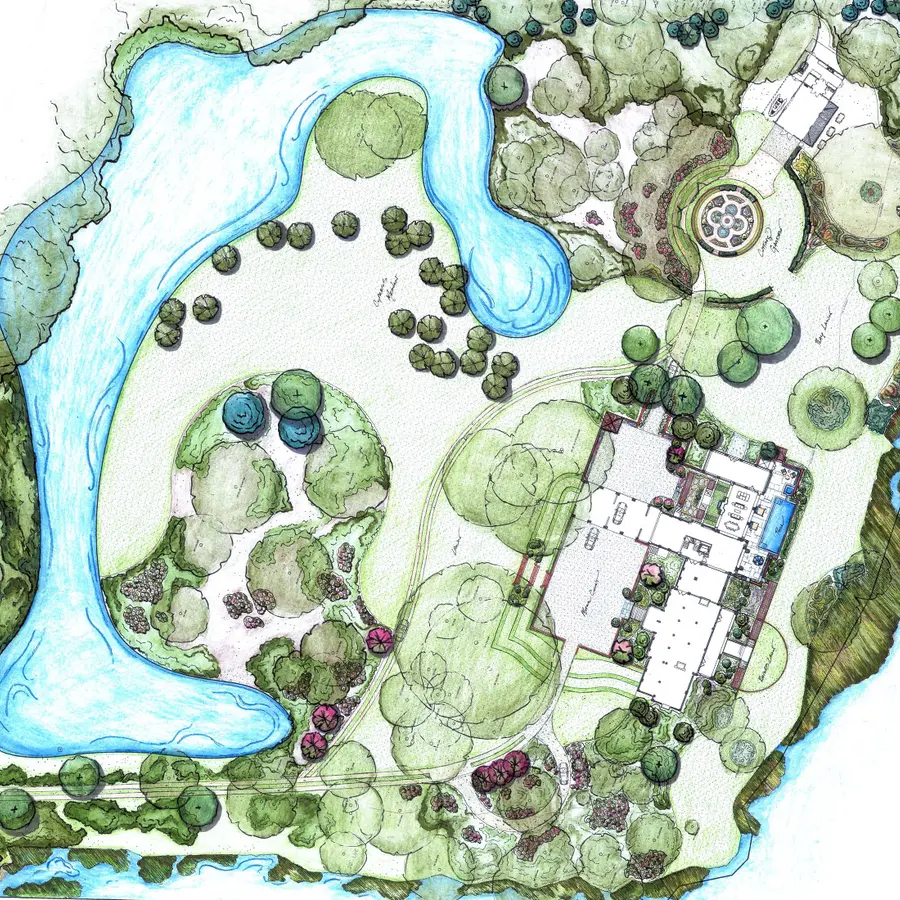 drawing from Rothrock Constructions for johns island plantation