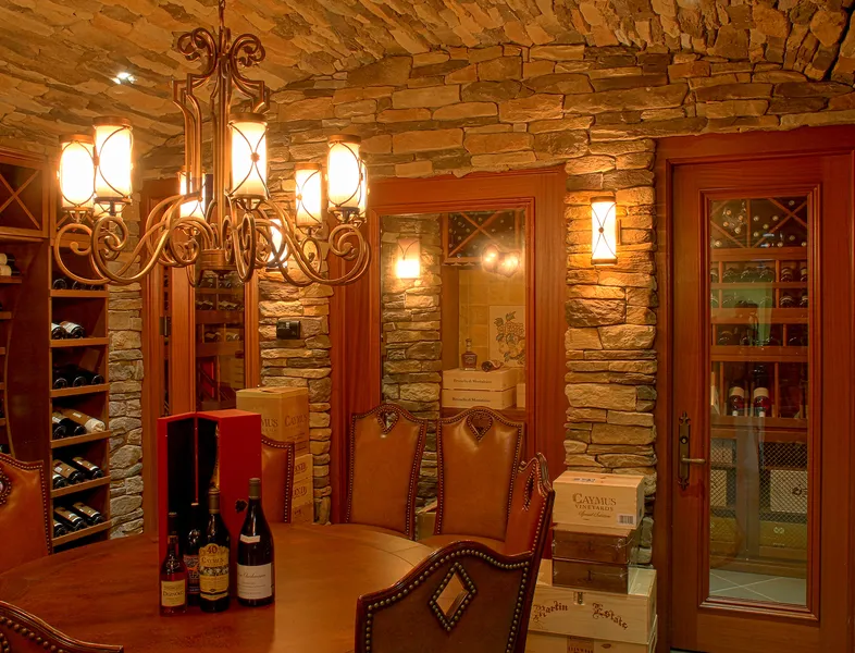 beautiful wine cellar 