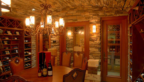 beautiful wine cellar 