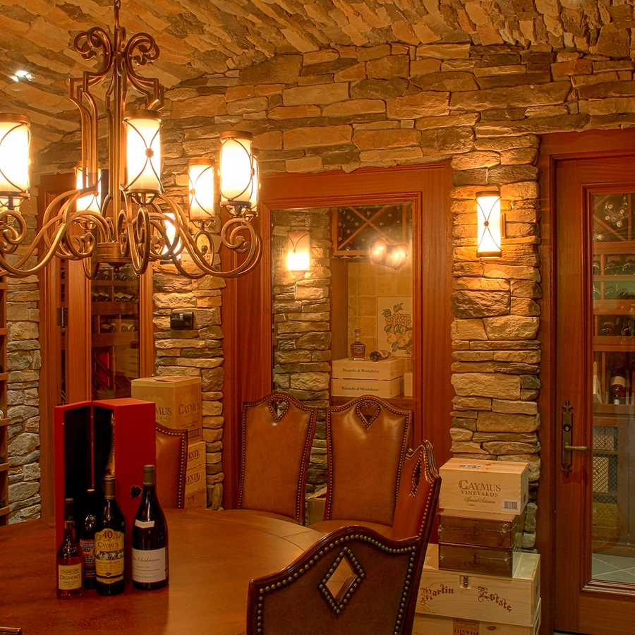 beautiful wine cellar