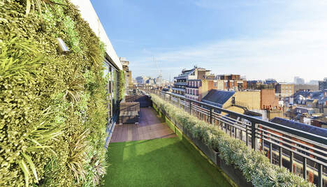 balcony view over London
