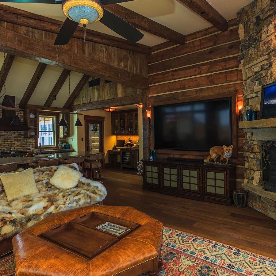 bedroom of twin eagle ranch