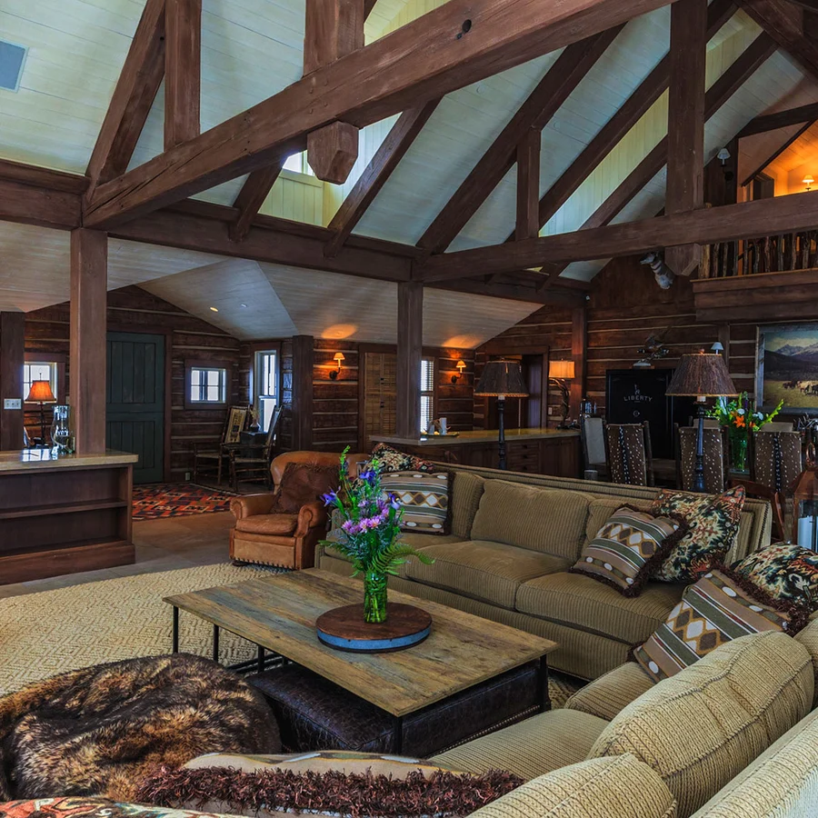 great interior shot of twin eagle ranch