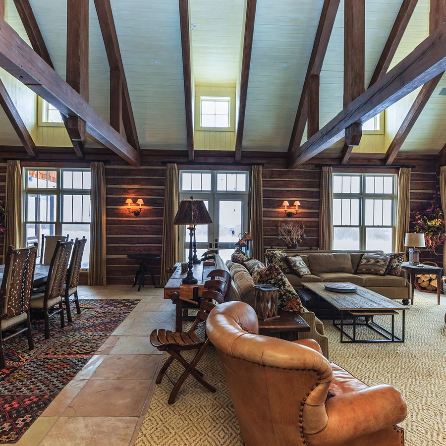 livingroom in twin eagle ranch